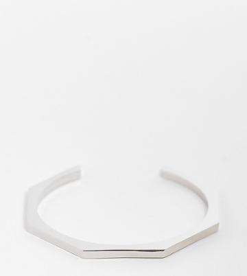 Faded Future Hexagonal Bracelet In Silver