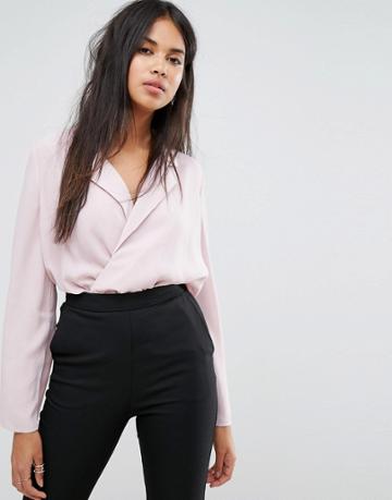 Ivyrevel Wrap Front Blouse - Pink