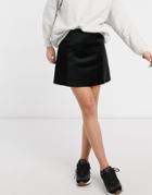 Monki Quinn Skirt In Black