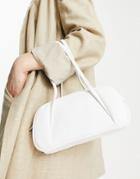 Asos Design Bowler Bag In White
