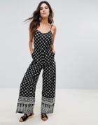 Anmol Maxi Printed Beach Jumpsuits - Multi