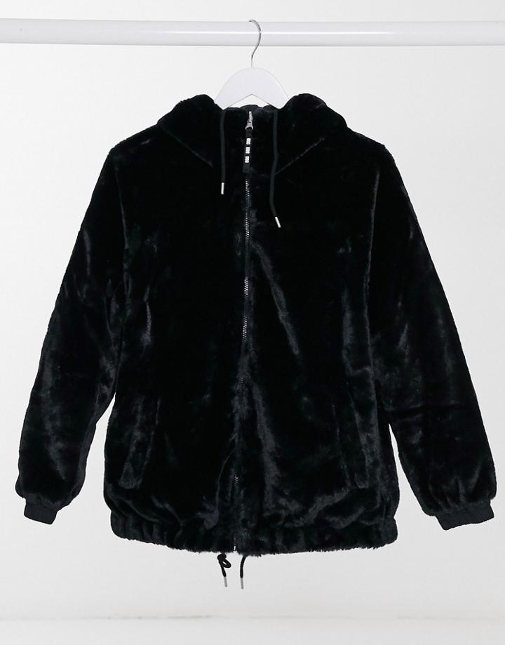 Ugg Kayleigh Reversible Hoodie In Black