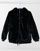Ugg Kayleigh Reversible Hoodie In Black
