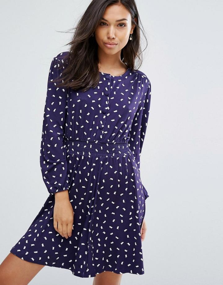 Ivana Helsinki Moomin Meeri Dress - Navy