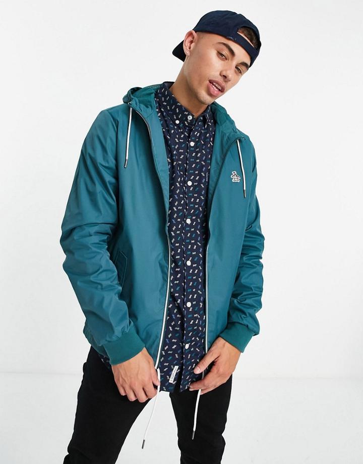 Original Penguin Full Zip Hooded Jacket-green