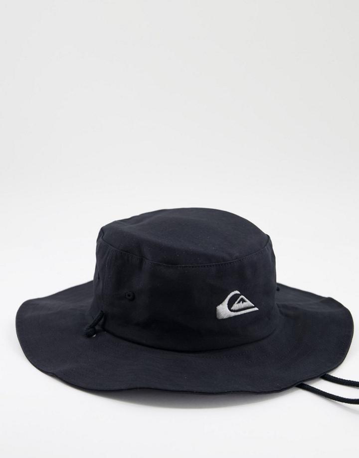 Quiksilver Bushmaster Bucket Hat In Black