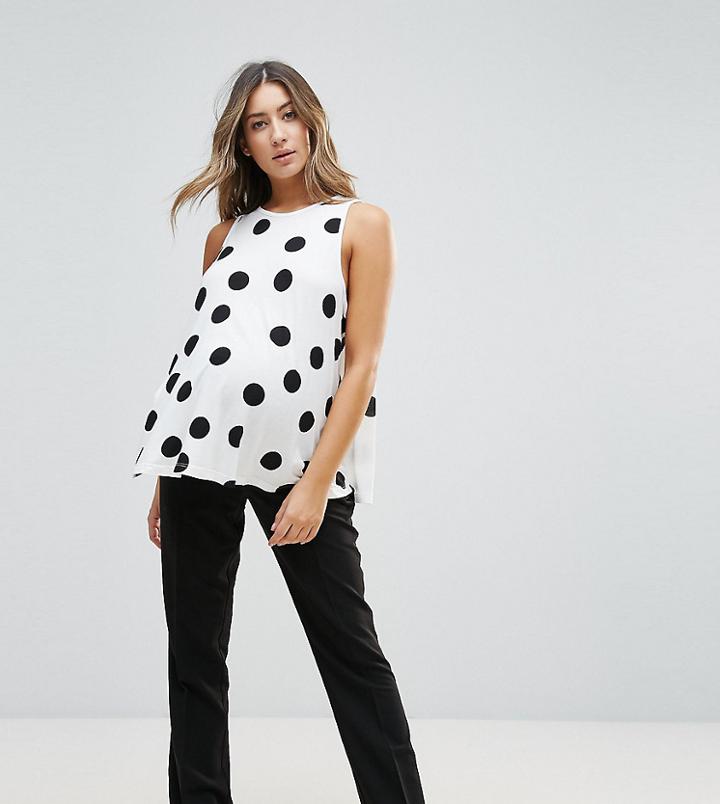 New Look Maternity Over Bump Tapered Pants - Black