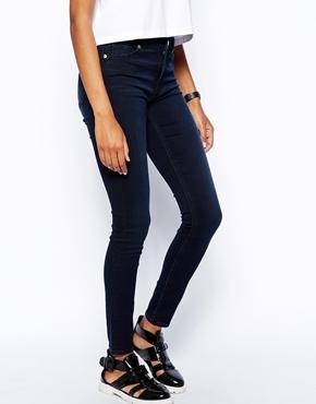 Monki Dark Wash Jeans - Blue
