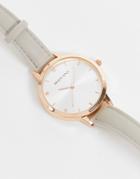 Brave Soul Faux Leather Watch-grey