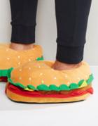 Asos Burger Novelty Slippers - Multi
