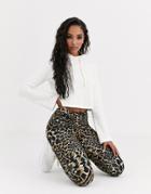 Asos Design Animal Print Legging-multi