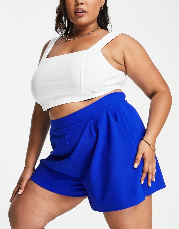 New Look Curve Short In Blue - Part Of A Set