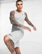 Nike Training Dri-fit Legend Tank In Gray-grey