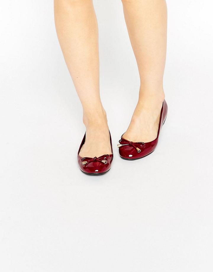Asos Leader Ballet Flats - Red