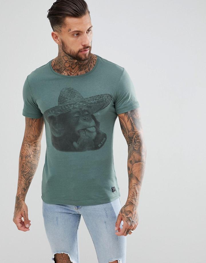 Blend Monkey Straw Hat - Gray