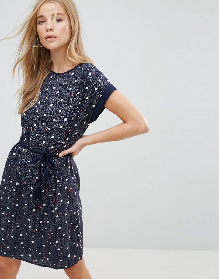 Vero Moda Spotted Shift Dress - Navy