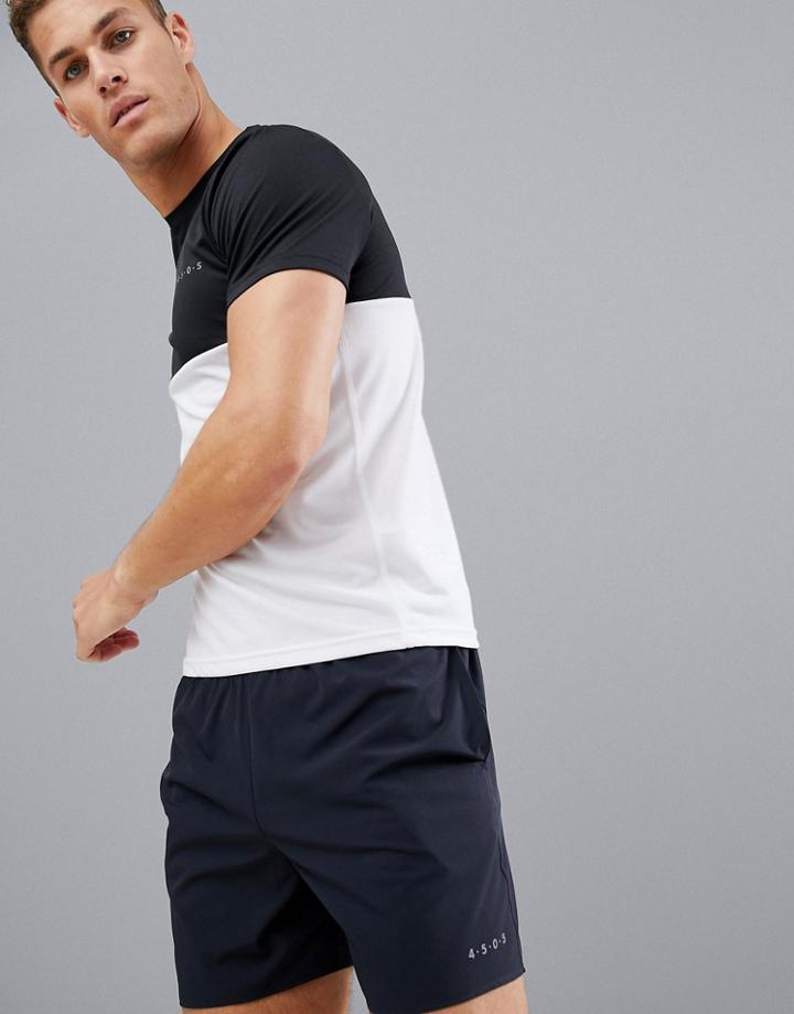 Asos 4505 Training Shorts In Mid Length - Black