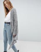 Bellfield Ania Lightweight Knitted Waterfall Cardigan - Multi