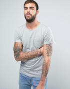 Lee Plain Chest Pocket T-shirt - Gray