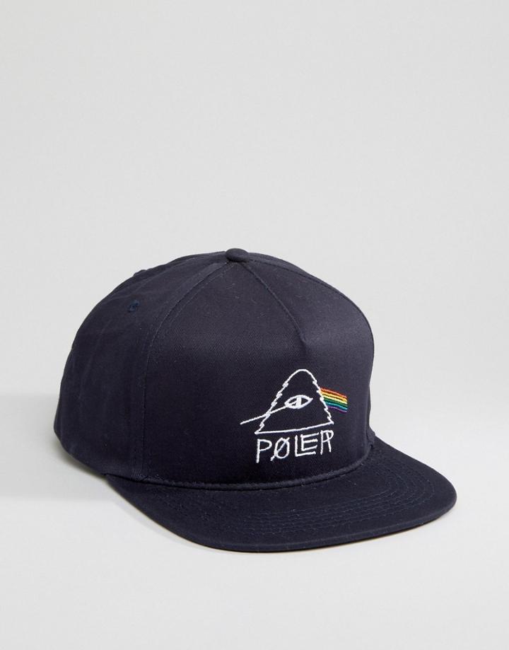 Poler Snapback Cap - Navy