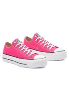 Converse Chuck Taylor All Star Lift Ox Sneakers In Hyper Pink