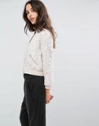 Needle & Thread Prarie Embroidery Bomber Jacket - Beige