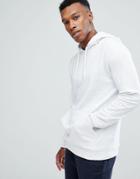 Asos Hoodie In White Marl - White