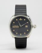 Vivienne Westwood Black Leather Strap Watch - Black