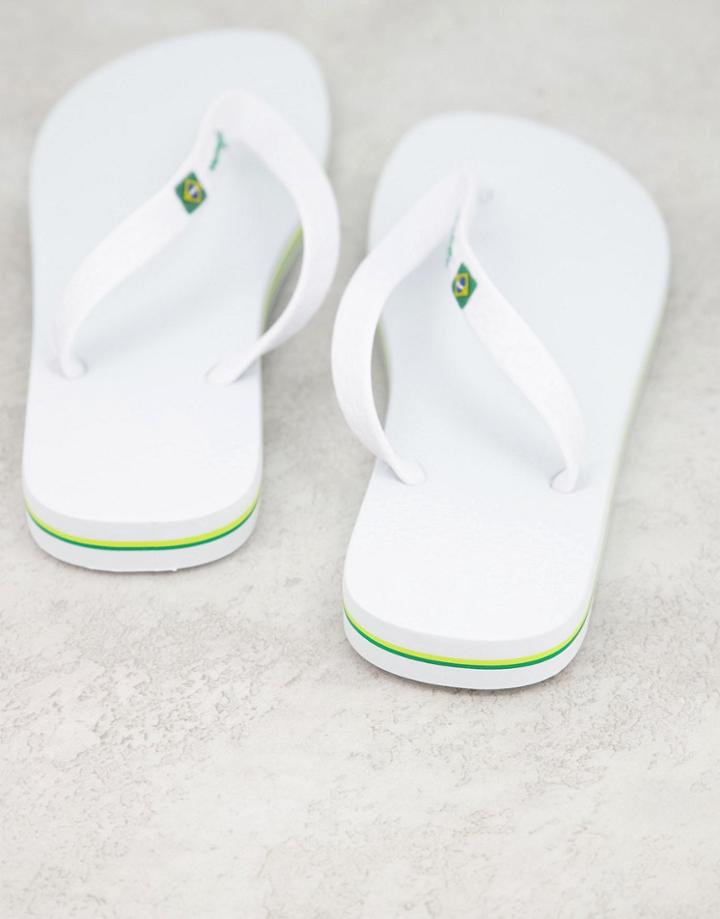 Ipanema Classic Brazil Flip Flops In White