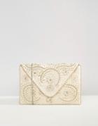 True Decadence Beaded Envelope Clutch - Multi