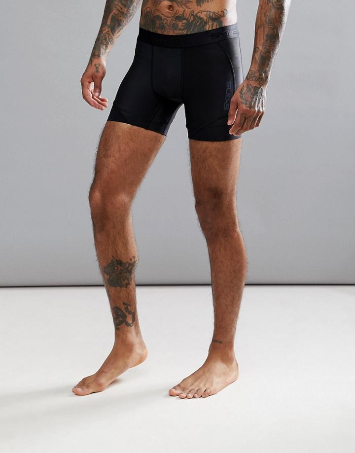 Skins Dnamic Compression Shorts In Black Da99050099001 - Black