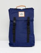 Artsac Workshop Double Clip Backpack In Navy - Blue