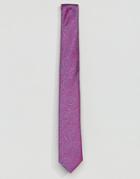 Moss London Floral Wedding Tie - Pink