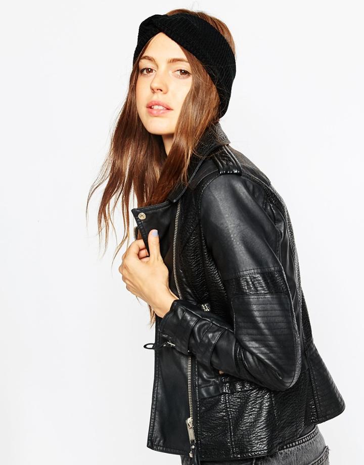 Asos Rib Headband - Black