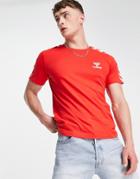 Hummel Classic Chevron Tee In Red