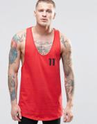 11 Degrees Logo Vest - Red