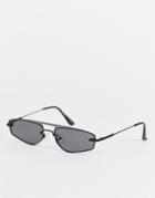 Aj Morgan So Picky Slim Line Sunglasses-black