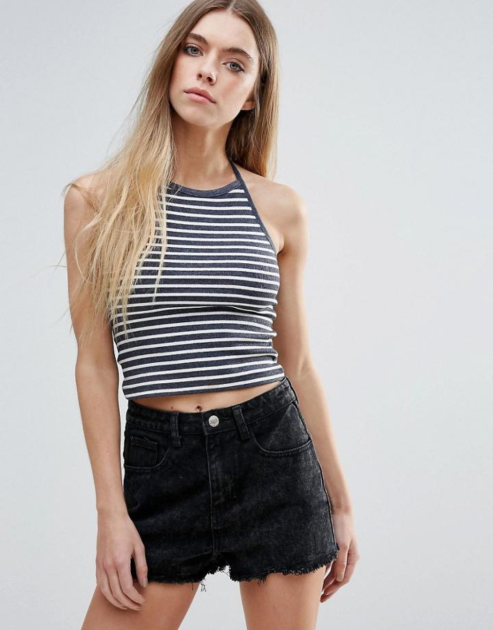 Brave Soul Cami Tank Top - Blue