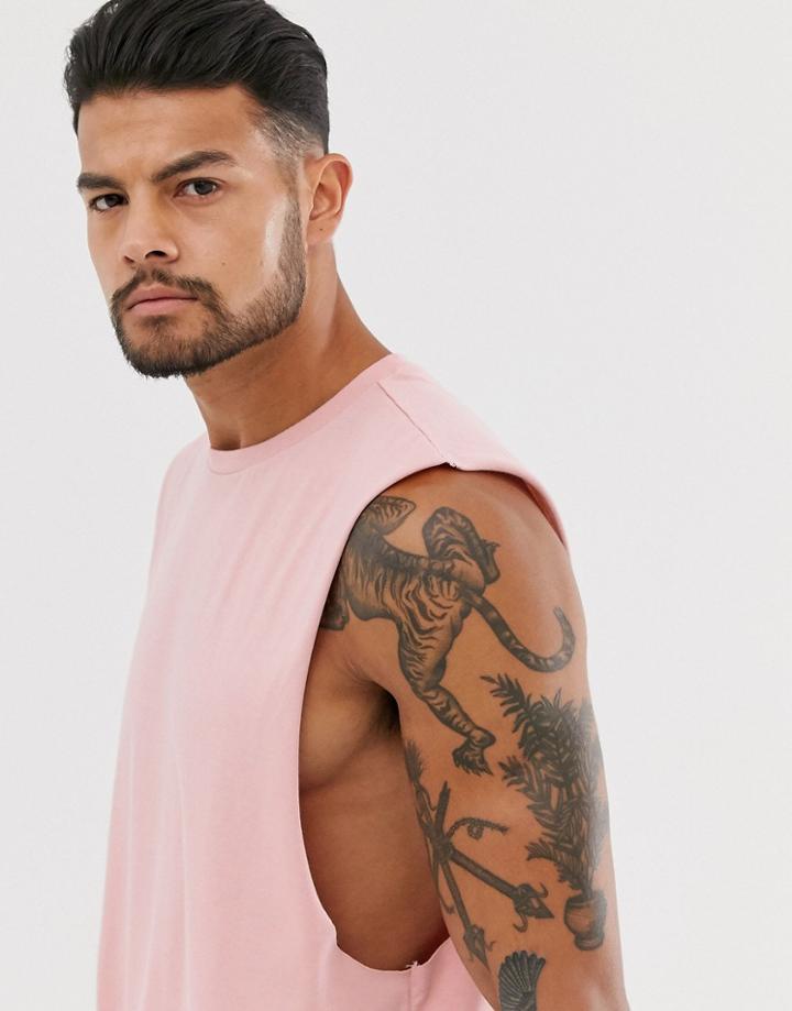 River Island Tank Tank In Light Pink