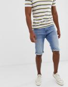Loyalty & Faith Denim Shorts - Blue