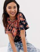 Asos Design T-shirt In Tie Dye-multi