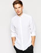 Esprit Linen Mix Shirt - White