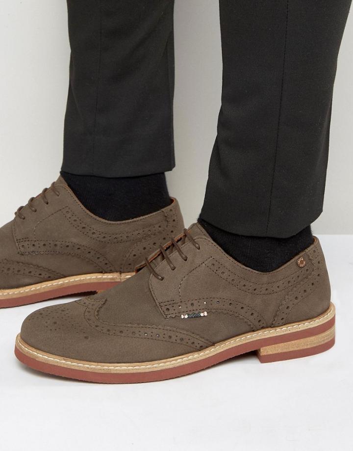Jack & Jones Smart Brogue Shoes - Brown