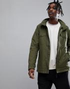 Didriksons 1913 Robert Four Pocket Jacket In Khaki - Green