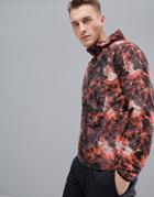 First Running Jacket With All Over Print - Orange