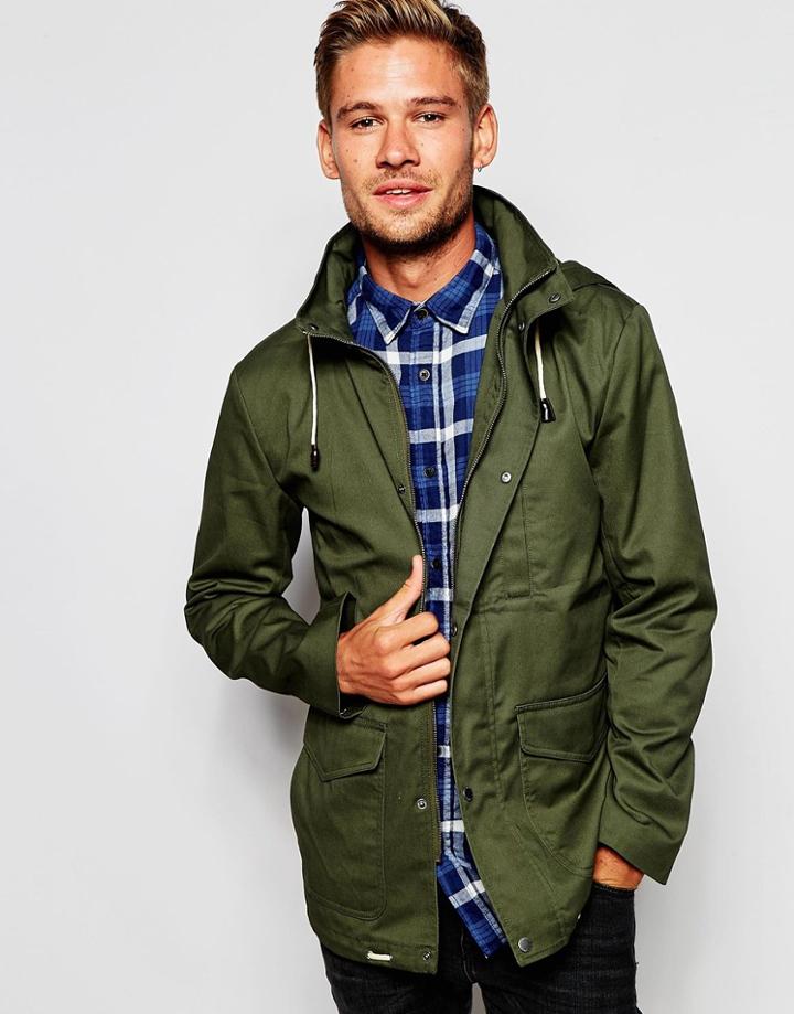 Selected Homme Parka - Olive