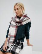 Pieces Jalle Heritage Check Long Scarf - Multi