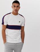 Lyle & Scott Cut & Sew T-shirt In White - White
