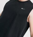 Nike Training Essential Swoosh Tank In Black