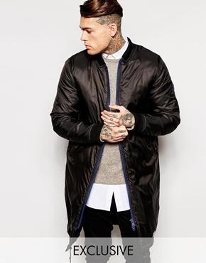 Brixtol Parka In Nylon Thermal Lined Exclusive - Black